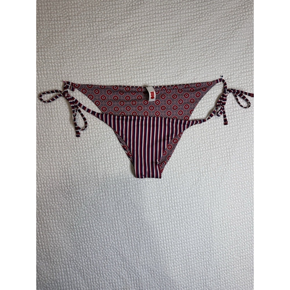 Solid & Striped American Dreamer Reversible Side‎ Tie Bikini Bottom Small?